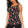 thumbnail image 1 of Goofa cartoon octopus Printed Womens Workout Tops for Women Sleeveless Yoga Shirts Athletic Running Tank Tops Sleeveless Gym Clothes Workout Apparel-Small, 1 of 7