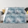 thumbnail image 1 of Goofa enchanted winter snowflake holly Pattern Fleece Throw Blanket for Couch, Soft Checkered Flannel Blanket for Sofa, Warm Cozy Decorative Blanket Fall Decor Gift-40"x30", 1 of 6