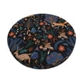 thumbnail image 1 of Goofa fall fox deer bird Printed Stool Covers Round, Waterproof Round Bar Stool Covers Anti-Slip Round Bar Stool Seat Cover with Elastic Bands Durable-12 inch, 1 of 7