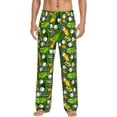 thumbnail image 1 of Goofa golf Sport club Pattern Printed Soft Pajama Pants for Men, Wide Leg Comfy Casual Lounge Yoga Pants-Large, 1 of 6