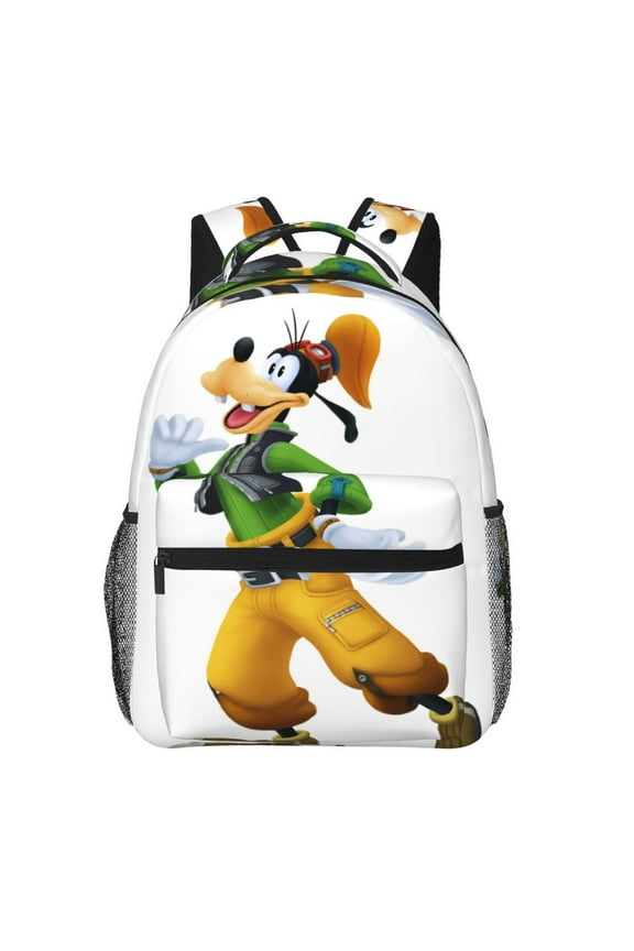 Goofy Backpack All Over Print Casual School Laptop Bags Lightweight Travel Sports Shoulder Daypack Bookbags