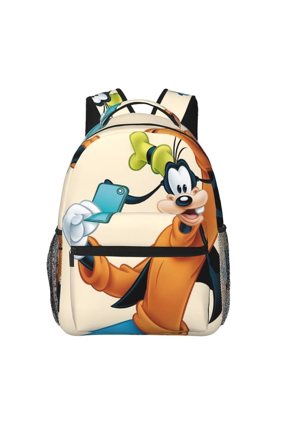 Goofy Backpack All Over Print Casual School Laptop Bags Lightweight Travel Sports Shoulder Daypack Bookbags