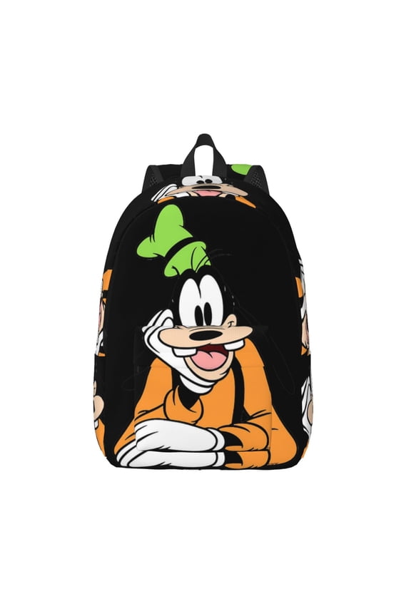 Goofy Backpack Canvas Casual Lightweight Backpack Fashion Travel Backpack Laptop Backpack 17.7 Inch And15.7inch