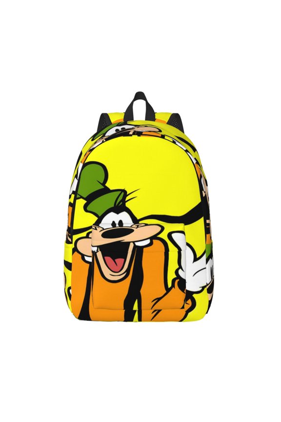 Goofy Backpack Canvas Casual Lightweight Backpack Fashion Travel Backpack Laptop Backpack 17.7 Inch And15.7inch