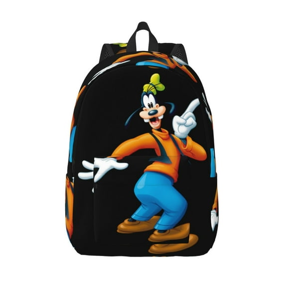 Goofy Backpack Canvas Casual Lightweight Backpack Fashion Travel Backpack Laptop Backpack 17.7 Inch And15.7inch