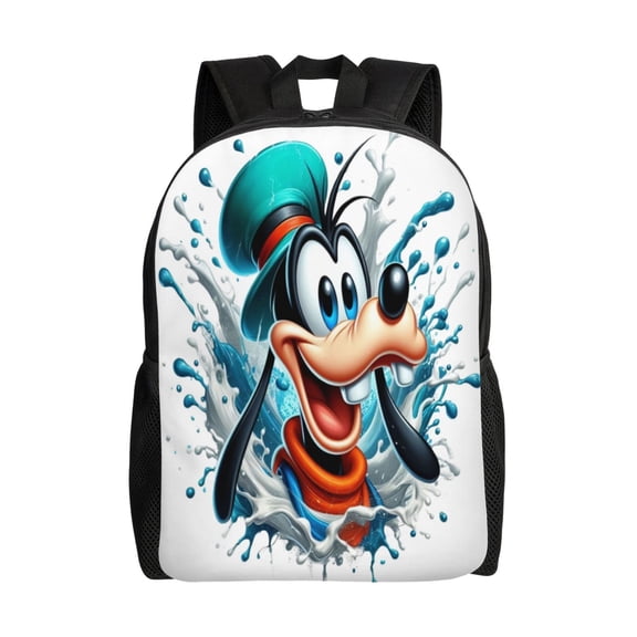 Goofy Cartoon Backpack Cute Large Capacity Casual School Unisex Laptop Bags Travel Sports Daypack Bookbags