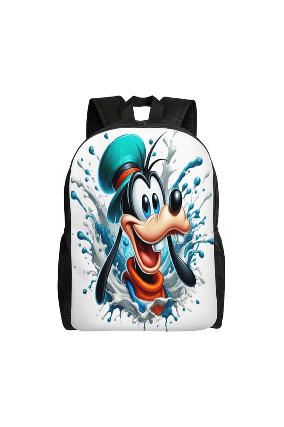 Goofy Cartoon Backpack Cute Large Capacity Casual School Unisex Laptop Bags Travel Sports Daypack Bookbags