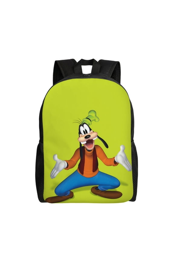 Goofy Cartoon Backpack Cute Large Capacity Casual School Unisex Laptop Bags Travel Sports Daypack Bookbags
