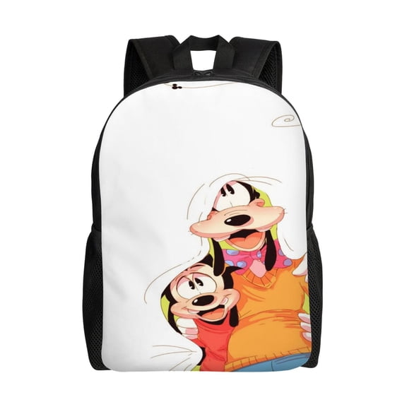 Goofy Cartoon Backpack Cute Large Capacity Casual School Unisex Laptop Bags Travel Sports Daypack Bookbags