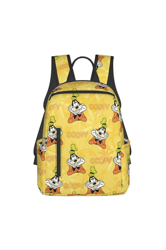 Goofy Cartoon Backpack Cute Printed Casual School Laptop Bags Lightweight Travel Sports Daypack Bookbags