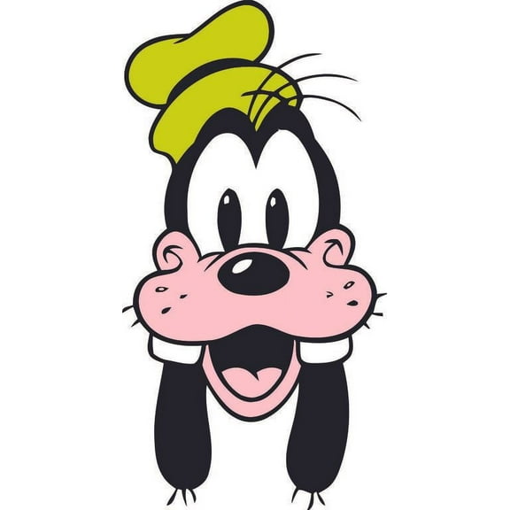 Design with Vinyl Goofy Cartoon Character Wall Decal and Stickers