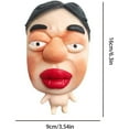 thumbnail image 1 of Funny Face Sensory, Soft Silicone Stress Relief with Hilarious Expression, Squeeze and Stretch for Anxiety and Focus, Great Gift for Parties, 1 of 2