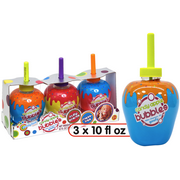 Goofy Foot Designs Candy Apple Bubbles 3-Pack – Reusable Bubble Containers with Solution