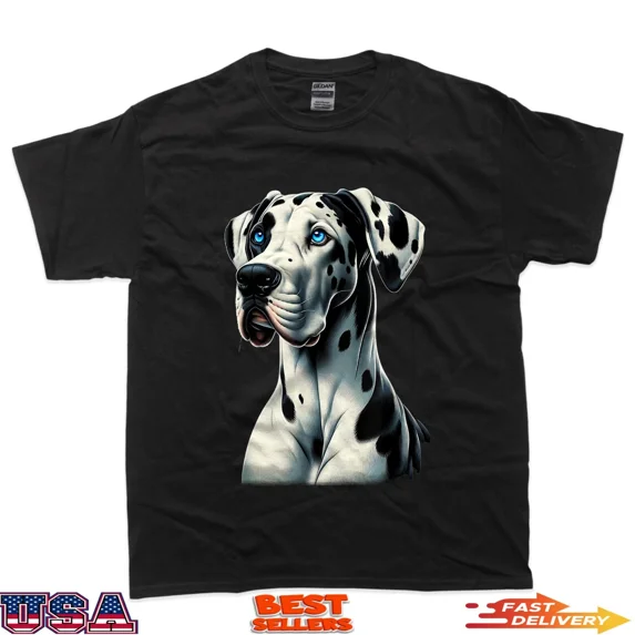 Goofy Giant Adorable Large Gentle Dog Lover Great Dane T-Shirt