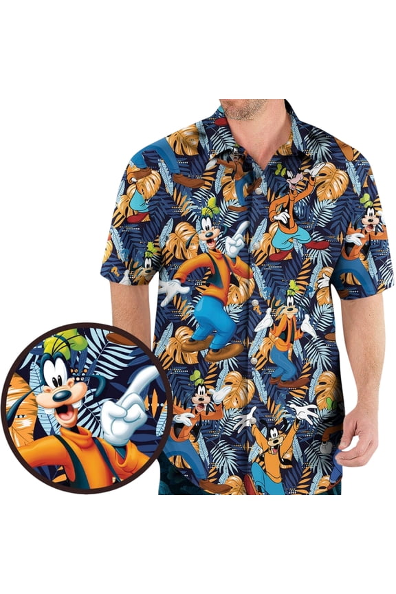 Goofy Hawaiian Shirt, Disney Goofy Shirt, Mickey And Friends Vacation Shirt, Goofy Disney Shirt, Disney Aloha Shirt, Goofy Fan Gift