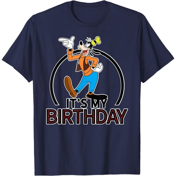 Goofy It's My Birthday DTG Print Unisex T-Shirt