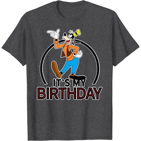 Goofy It's My Birthday DTG Print Unisex T-Shirt