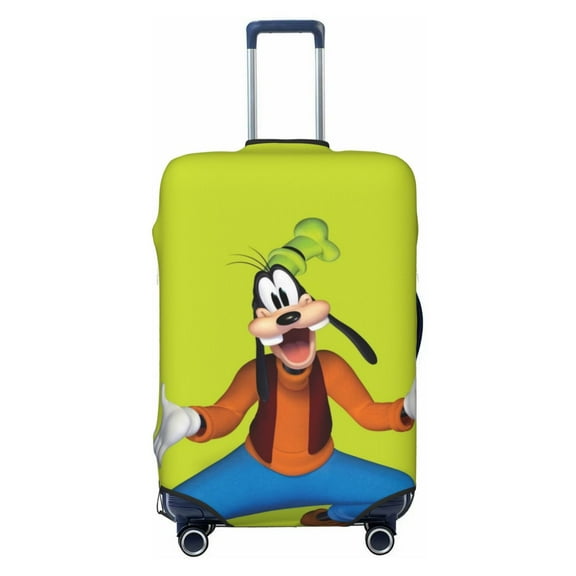 Goofy Luggage Cover Elastic Washable Stretch Double-sided Suitcase Protector Anti-Scratch Travel Suitcase Cover for Kids and Adult