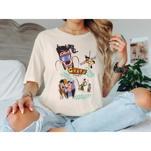 Goofy Movie Sketch Shirt: Max, Roxanne & Powerline Tee All Size S-5Xl