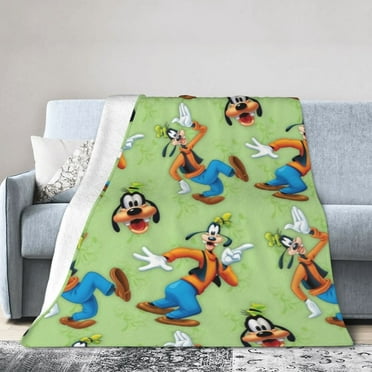 Goofy Plush Throws Blanket Super Soft Vertical Surface Fabric Blanket, Cozy and Warm, Suitable for Bed Sofa Camping Travel, Lightweight40"x62"
