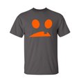 thumbnail image 1 of Goofy Pumpkin Emoticon Sarcastic Humor Graphic Novelty Funny Youth T Shirt, 1 of 1