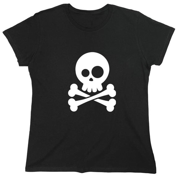 Goofy Skull Sarcastic Humor Novelty Funny Women's Casual Tees