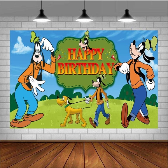 Goofy Post Wall Decor Birthday Banner Backdrop Background Party Supplies Taspestry