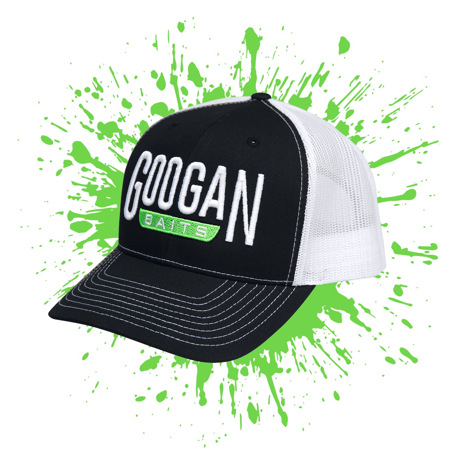 Googan Baits Logo White Mesh Hat