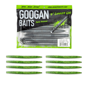 Googan Baits Lunker Log Stick Bait, Junebug, 5 in, 8 Ct