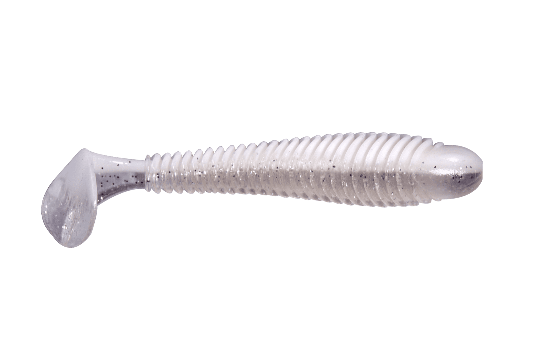 Googan Baits Saucy Swimmer - 3.8in - White Pearl Shad