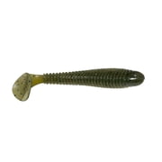Googan Baits Saucy Swimmer 4.8-Inch Fishing Lure, Green Pumpkin Blue, 6-Pack