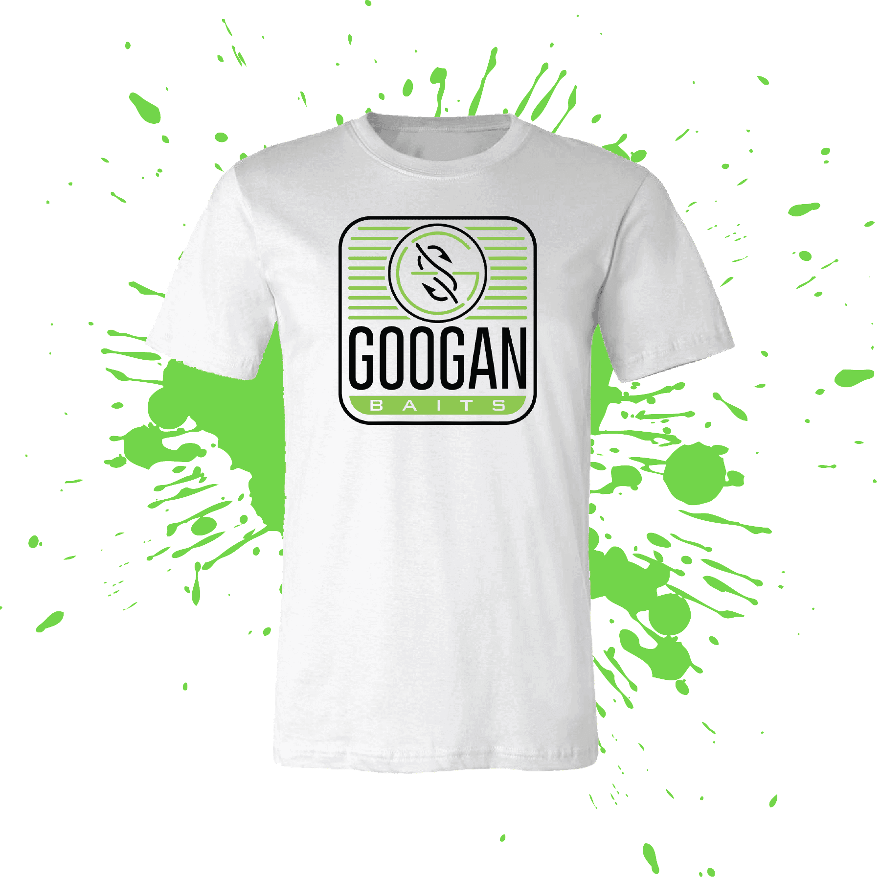 Googan Baits Square T-Shirt WHITE 2XL 