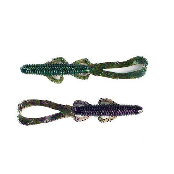 Googan GTH-465-SPL Trench Hawg Sprayed Lettuce 4.65" Fishing Lure (9 Pack)