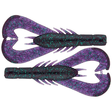 Googan Krackin' Craw 3'' Junebug 10pk Soft Plastic Fishing Lure