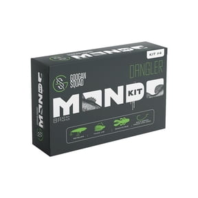 Googan Squad Mondo Dangler Bass Fishing Lure Kit, Assorted Soft Baits , 4 Pack Bundle
