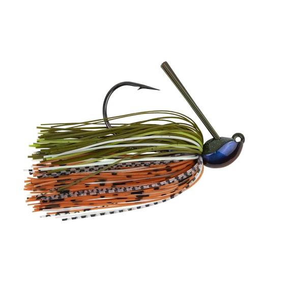 Googan Squad Thicc Jig 3/8 oz Bluegill Fishing Lure with 5/0 Hook, 1 Pack