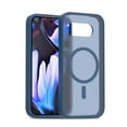 thumbnail image 1 of for Googel Pixel 9a Case, [Compatible with MagSafe] Military-Grade Drop Protection Anti-Fingerprint Anti-Scratch Slim Silky-Soft Touch Translucent Matte Case for Googel Pixel 9a, Blue, 1 of 6