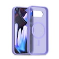 thumbnail image 1 of for Googel Pixel 9a Case, [Compatible with MagSafe] Military-Grade Drop Protection Anti-Fingerprint Anti-Scratch Slim Silky-Soft Touch Translucent Matte Case for Googel Pixel 9a, Purple, 1 of 6