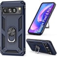 thumbnail image 1 of for Google 8 Pro Phone Case:Google Pixel 8 Pro Case with Magnetic Finger Ring Stand,Heavy Duty Rugged Protective Bumper Cover for Google Pixel 8 Pro Blue Men, 1 of 12