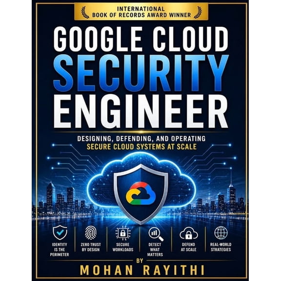 Google Cloud Security Engineer: Designing, Defending, and Operating Secure Cloud Systems at Scale, (Paperback)