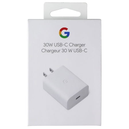 Google Fast Charging Phone Single Charger White 30 W