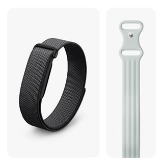 Google Fitbit Air Active Bundle: Screenless Fitness and Health Tracker - Personalized AI-Powered Coaching - Works with Android and iOS - Obsidian + Includes Active Band Size Large