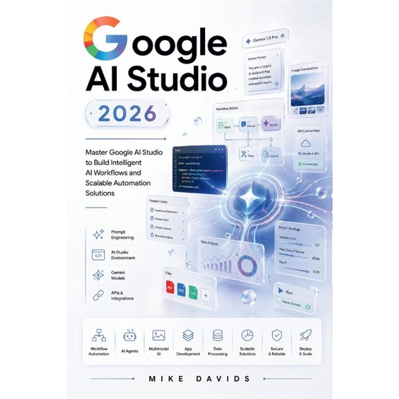 Google Guides Google AI Studio Guide 2026: Master Google AI Studio to Build Intelligent AI Workflows and Scalable Automation Solutions, Book 4, (Paperback)