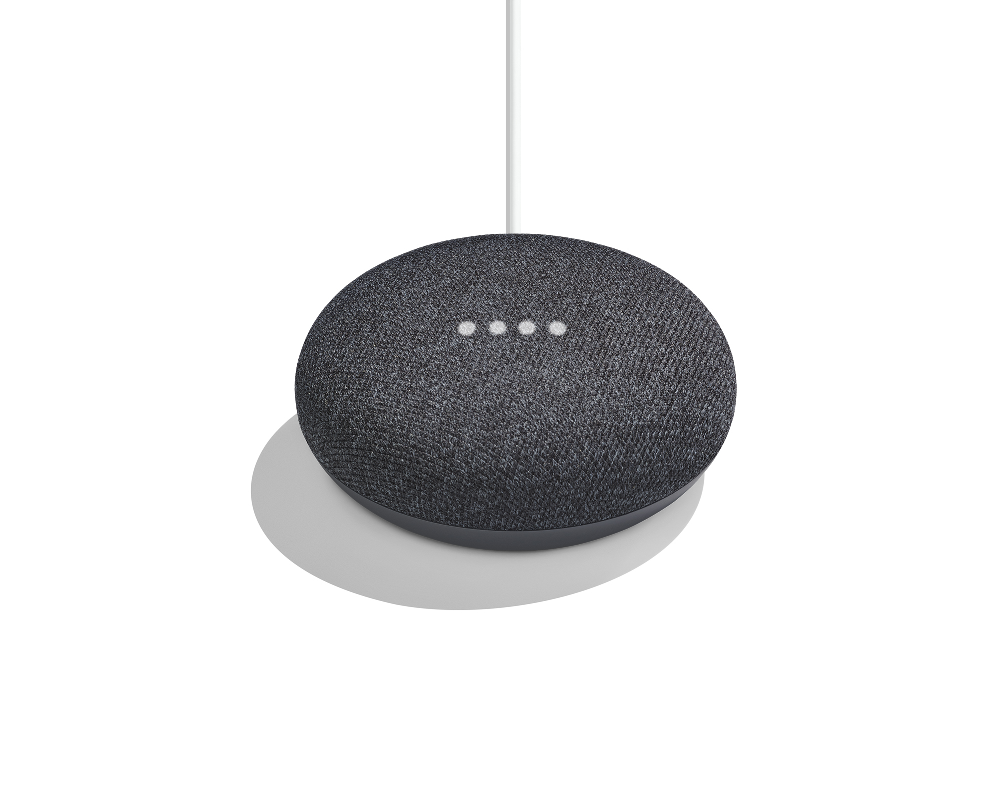 Google Home Mini Smart Speaker - Wireless Speaker(s) - Charcoal - 360??? Circle Sound - Wireless LAN - Bluetooth - Voice Command, Multi Device Pairing, Chromecast, Chromecast Audio, Micro USB Port, Sm - image 1 of 6