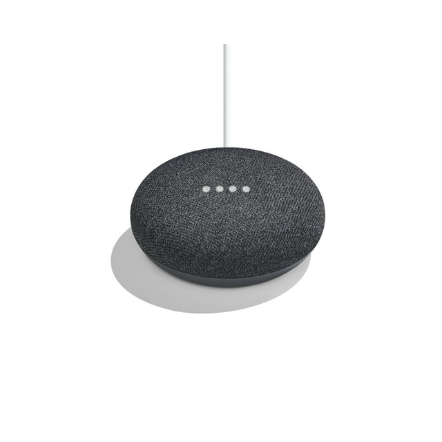 Google Home Mini Smart Speaker - Wireless Speaker(s) - Charcoal - 360??? Circle Sound - Wireless LAN - Bluetooth - Voice Command, Multi Device Pairing, Chromecast, Chromecast Audio, Micro USB Port, Sm
