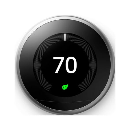 New Google Nest Learning Thermostat - 3rd Generation - Smart Thermostat - Pro Version - Works With Alexa