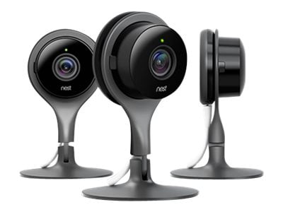 Google Nest Cam Indoor Security Cameras (3-Pack) - Black