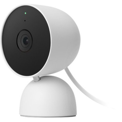 Open Box Google Nest Cam (Indoor, Wired) - Security Camera - Snow