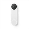 thumbnail interactive-video image 1 of Google Nest Doorbell (Battery) - Video Doorbell Camera - Wireless Doorbell Security Camera - Snow, 1 of 12