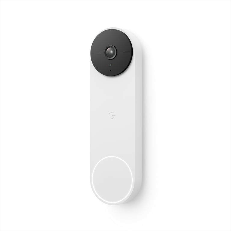 Google Nest Doorbell (Battery), Video Doorbell Camera, Wireless Doorbell  Security Camera, Snow 